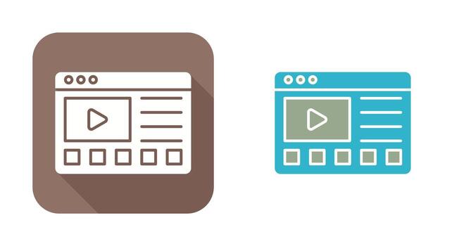 icono de vector de tutoriales en línea