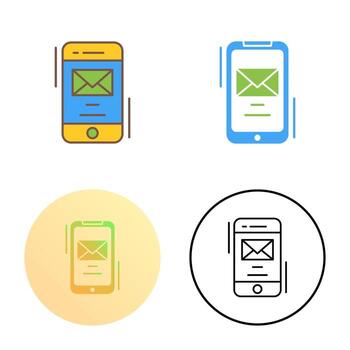 icono de vector de correo