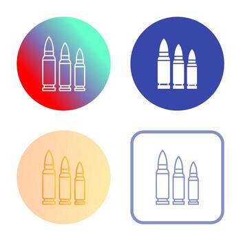 icono de vector de balas