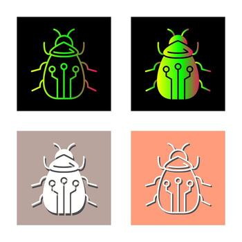 icono de vector de error