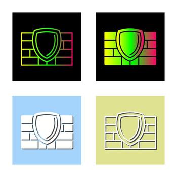 icono de vector de firewall