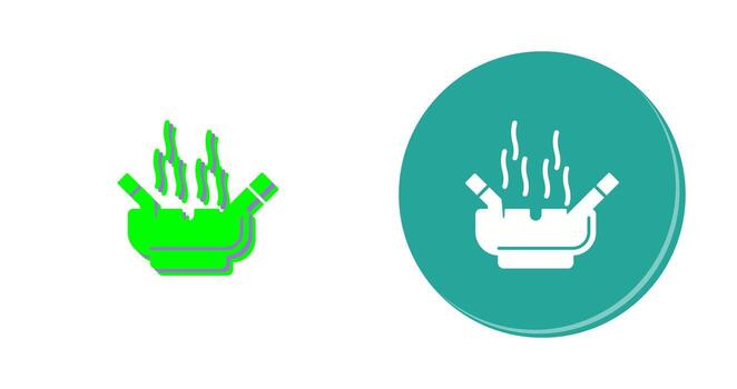 Ashtray Vector Icon