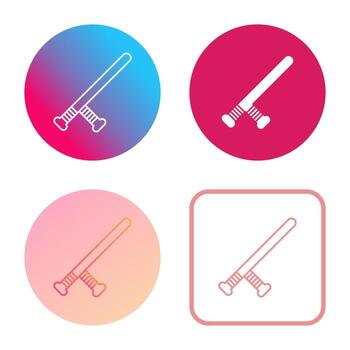 icono de vector de bastón