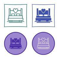 Double Bed Vector Icon