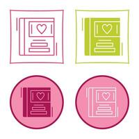 Wedding Album Vector Icon