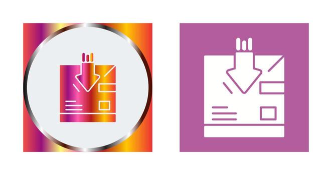 icono de vector de retorno