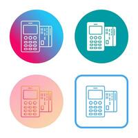 Card Machine Vector Icon