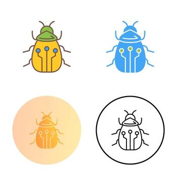 icono de vector de error
