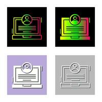 CV Vector Icon
