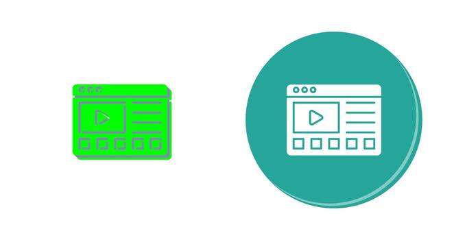 icono de vector de tutoriales en línea