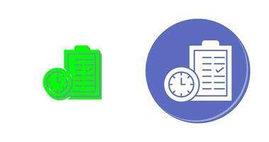 Time Planing Vector Icon