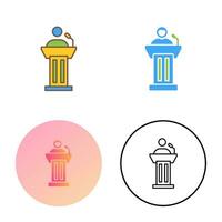 Podium Vector Icon