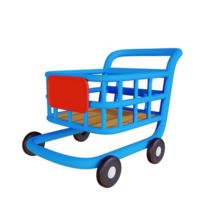 3d icon shopping cart png