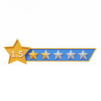 3d icona stella valutazione png