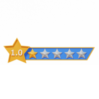 3d icono estrella clasificación png