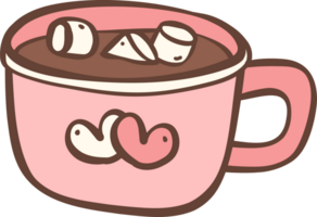 un taza de caliente chocolate png