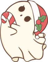 Christmas Ghost cartoon Hand drawing illustration png