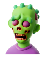 3D Illustration zombie png