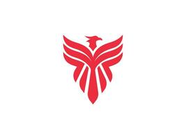 Popular Logogram for Phoenix, Template Logo and Editable vector