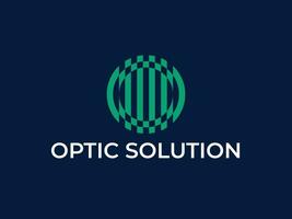 Modern Logogram for Optic Business Center vector