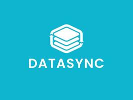 Digital Data Sync Logo Concept vector