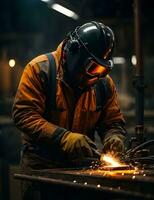 welder at work photo