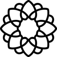 flower coloring book vector