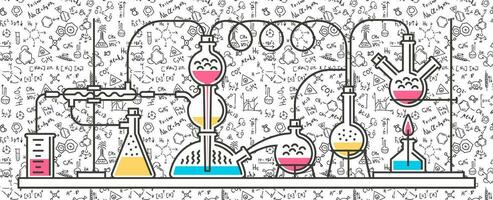 complex chemical reaction vector