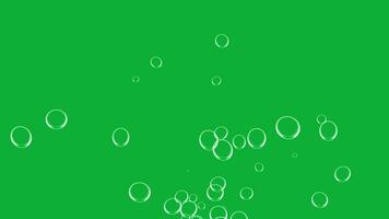 Unique Animated Soap Bubble, Bubble Burst with Green Screen video