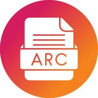 ARC File Format Vector Icon