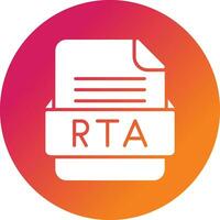 RTA File Format Vector Icon