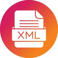 XML File Format Vector Icon