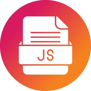 js archivo formato vector icono