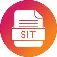 SIT File Format Vector Icon