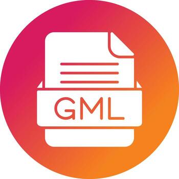 gml archivo formato vector icono