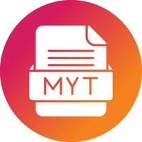 MYD File Format Vector Icon