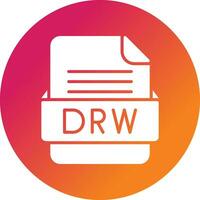 DRW File Format Vector Icon