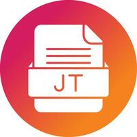 jt archivo formato vector icono