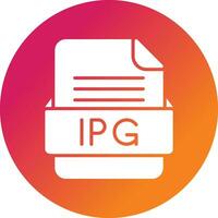 IPG File Format Vector Icon