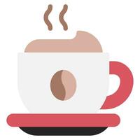 Cappuccino Icon Illustration, for UIUX, infographic, etc vector