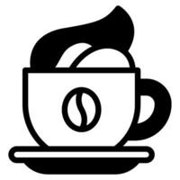 café desnatadora icono ilustración, para uiux, infografía, etc vector