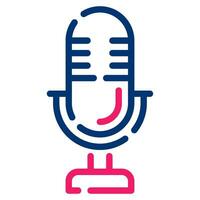 Microphone icon for web, UIUX, infographic, etc vector