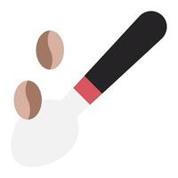 Coffee Spoon Icon Illustration, for UIUX, infographic, etc vector