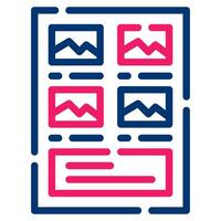 Storyboard icon for web, UIUX, infographic, etc vector