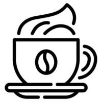 café desnatadora icono ilustración, para uiux, infografía, etc vector