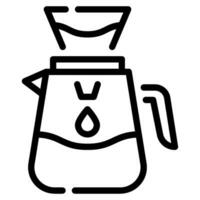 Coffee Filter Icon Illustration, for UIUX, infographic, etc vector