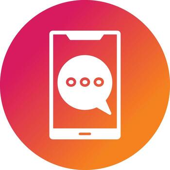 icono de vector de mensaje