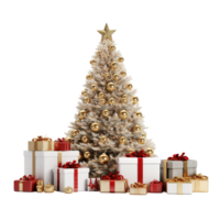 Natal árvore Natal cartão cumprimento cartão ai generativo png