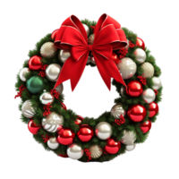 Lovely christmas floral wreath Ai Generative png