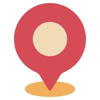 Location Icon Illustration, for UIUX, Infographic, etc vector